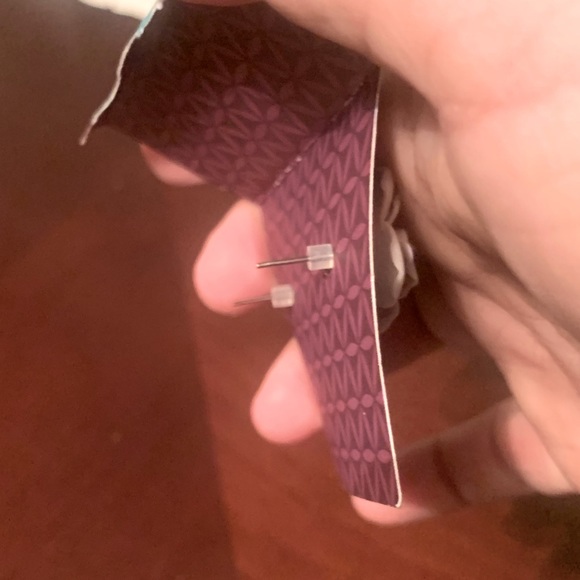 Lavender Clay Earrings - Picture 4 of 8